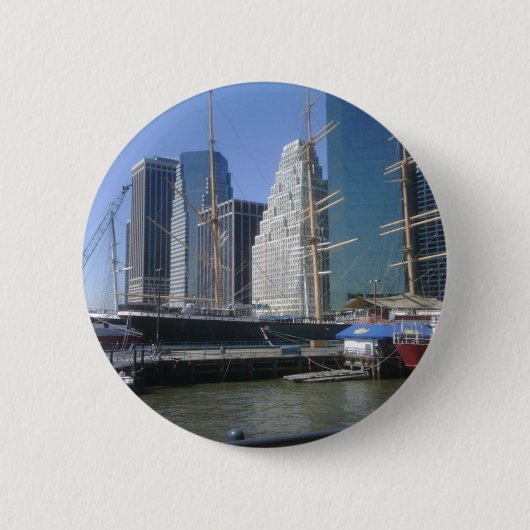 Stadt-Hafen-Boote Button (Vorderseite)