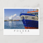 Stadt Hel, Küste, Polen, Polska, Postcard Postkarte (Vorderseite)