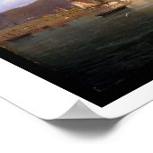 Stadt Hobart mit dem Berg Wellington, Tasmanien Poster (Ecke)