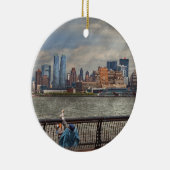 Stadt - Hoboken, NJ - Fischen - das angenehme Keramikornament (Rechts)