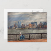 Stadt - Hoboken, NJ - Fischerei - Das gute Leben Postkarte (Vorne/Hinten)