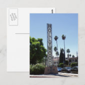 Stadt Hollywood Postcard! Postkarte (Vorne/Hinten)