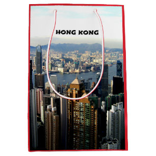 Stadt Hongkong Mittlere Geschenktüte