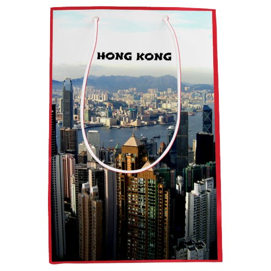Stadt Hongkong Mittlere Geschenktüte (Vorderseite)