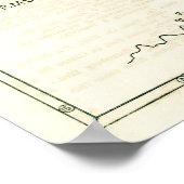 STADT HOUSTON, TEXAS MAP 1935 POSTER (Ecke)