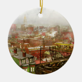 Stadt - Ich kann mein Haus von hier aus 1915 aus s Keramik Ornament