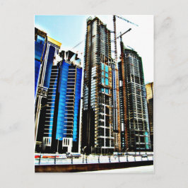 Stadt im Gange 4 Postkarte