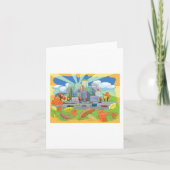 Stadt im Herbst Karte (Vorderseite)