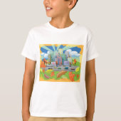 Stadt im Herbst T-Shirt (Vorderseite)