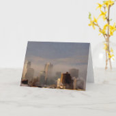 Stadt im Nebel Karte (Gelbe Blume)