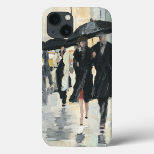 Stadt im Regen Case-Mate iPhone Hülle (Rückseite)