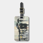 Stadt im Regen Gepäckanhänger (Vorderseite vertikal)