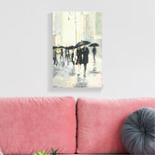 Stadt im Regen Leinwanddruck (Insitu (Wohnzimmer))