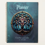 Stadt im Schatten des luxuriösen Baumes des Lebens Planer (Vorderseite)