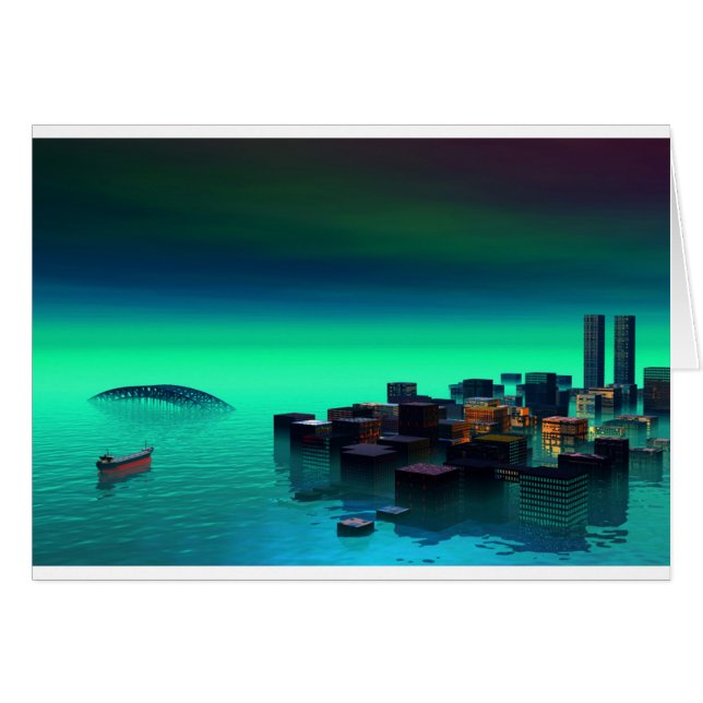 Stadt im Wasser (Vorderseite (Horizontal))