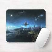Stadt in den Wolken - Mousepad (Mit Mouse)