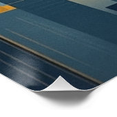 Stadt in der Sonne Poster (Ecke)