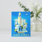 Stadt in Nordafrika, Jahrtausendreise Postkarte (Stehend Vorderseite)