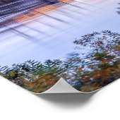 Stadt Indianapolis, Indiana Poster (Ecke)