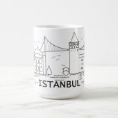 Stadt Istanbul Kaffeetasse (Mittel)