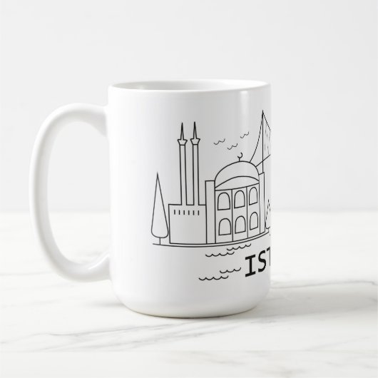 Stadt Istanbul Kaffeetasse (Links)