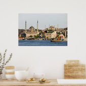 Stadt Istanbul Skyline Poster (Küche)