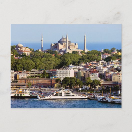 Stadt Istanbul Stadtbild in der Türkei Postkarte (Vorderseite)