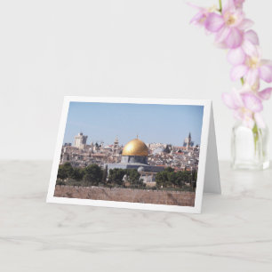 Stadt Jerusalem, Felsendom Karte