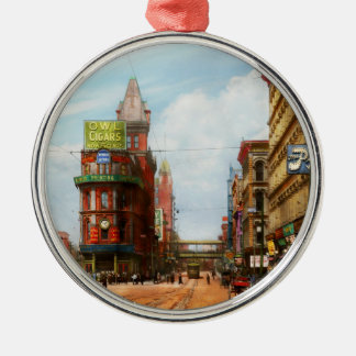 Stadt - Kansas City - Treffen Sie mich an der Kreu Ornament Aus Metall