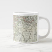 Stadt Kansas Jumbo-Tasse (Rechts)