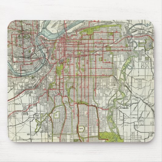 Stadt Kansas Mousepad (Vorne)