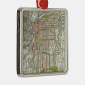 Stadt Kansas Silbernes Ornament (Rechts)