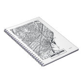 Stadt-Karte Barcelonas, Spanien | Notizblock (Rechte Seite)