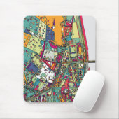 Stadt-Karte Budapests, Ungarn | Mousepad (Mit Mouse)