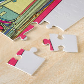 Stadt-Karte Budapests, Ungarn | Puzzle (Seite)