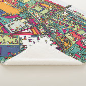 Stadt-Karte Budapests, Ungarn | Sherpadecke (3/4)