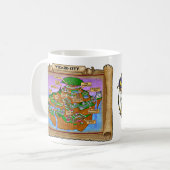 Stadt-Karten-Kaffee-Tasse des Zauberer-Wizard101 Kaffeetasse (Vorderseite Links)