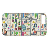 Stadt-Karten-Muster Case-Mate iPhone Hülle (Rückseite (Horizontal))