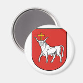 Stadt Kaunas, Litauen Magnet (Vorderseite/Rückseite)