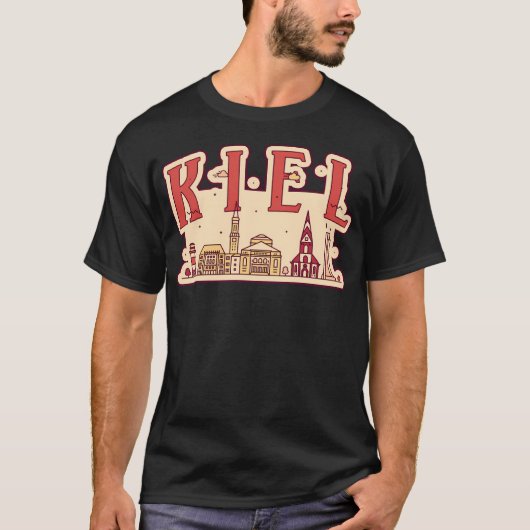 Stadt Kiel T-Shirt (Vorderseite)