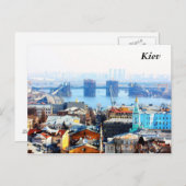 Stadt Kiew Postkarte (Vorne/Hinten)