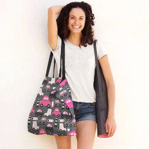 Stadt Kinder Autos Tasche