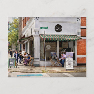 Stadt - Kingston NY - Duo Bistro Postkarte