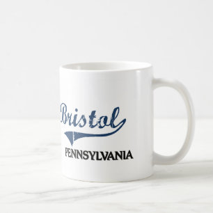 Stadt-Klassiker Bristols Pennsylvania Kaffeetasse