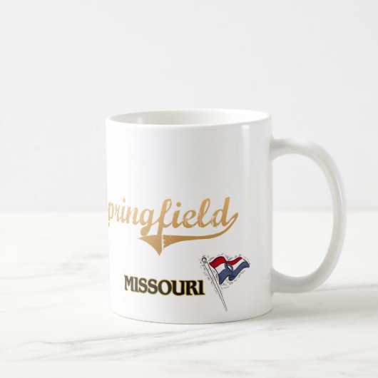 Stadt-Klassiker Springfields Missouri Kaffeetasse (Rechts)