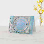 Stadt Koln, Deutschland (Köln) Grußkarte Karte (Gelbe Blume)