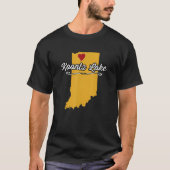 Stadt Koontz Indiana Lake Hoosier Merch T-Shirt (Vorderseite)