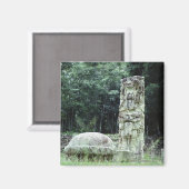 Stadt Kopan Maya Ruins Foto Designed Square Magnet (Vorderseite/Rückseite)