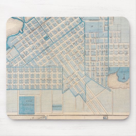 Stadt La Porte Michigan, La Porte Co Mousepad (Vorne)