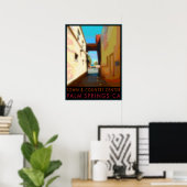 Stadt & Land Centre Palm Springs CA Poster (Heimbüro)